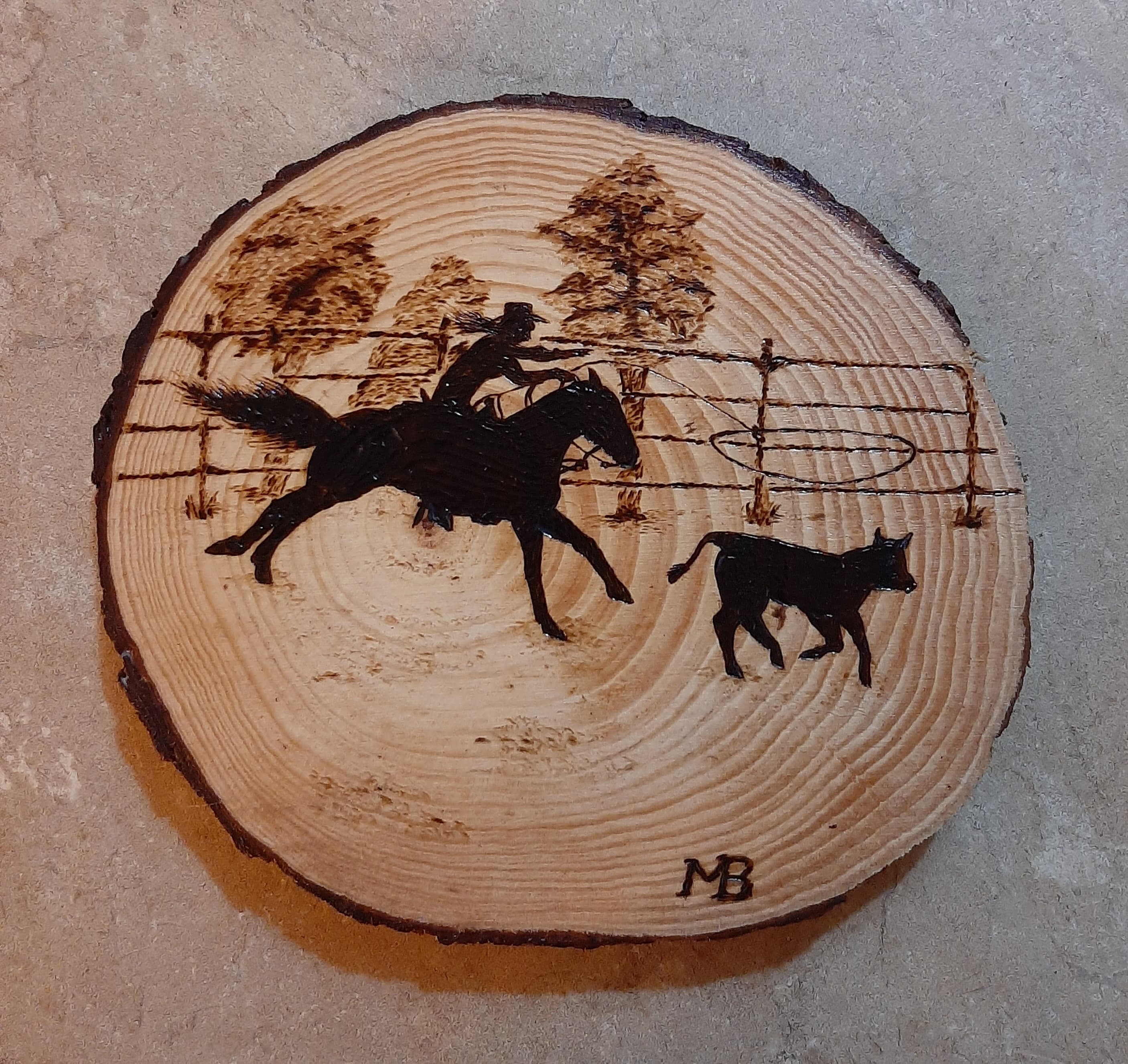 Cowgirl lasso-veau