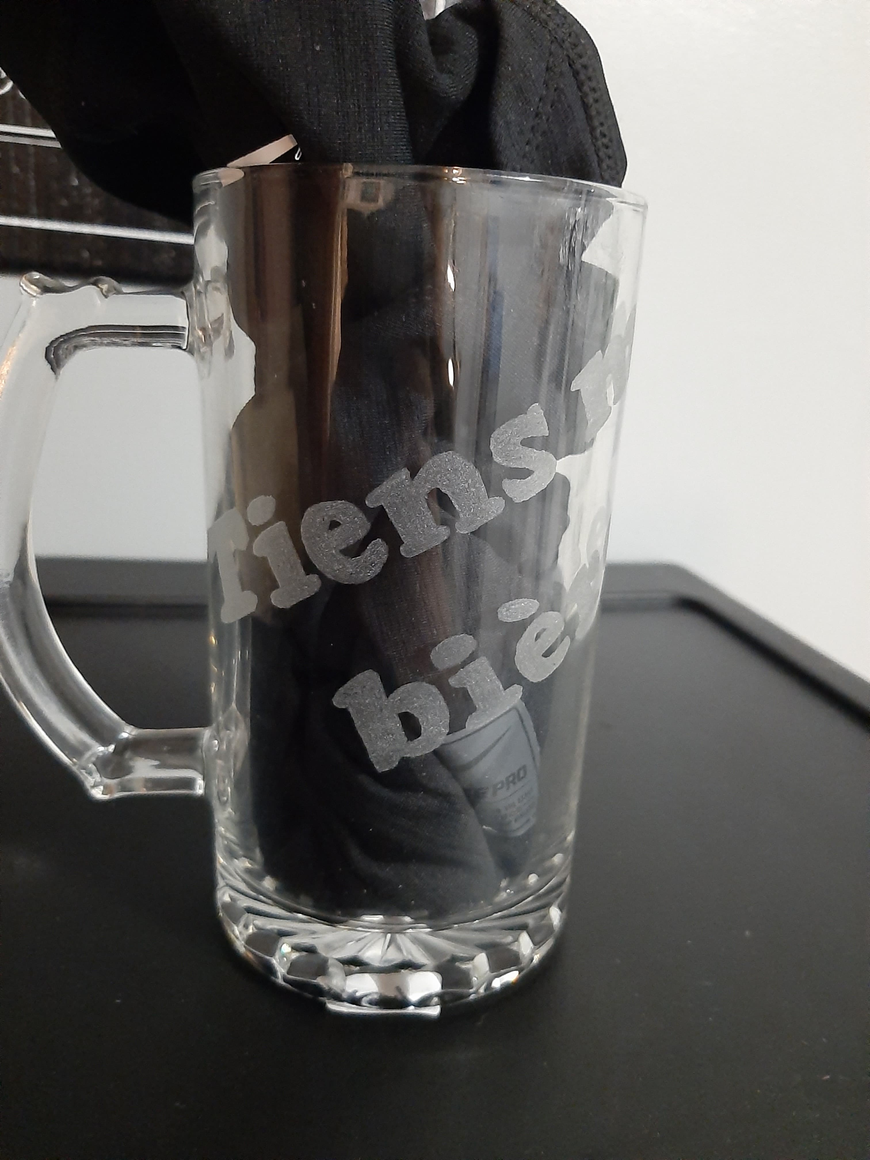 Bock de bière "Tiens ma bière!"