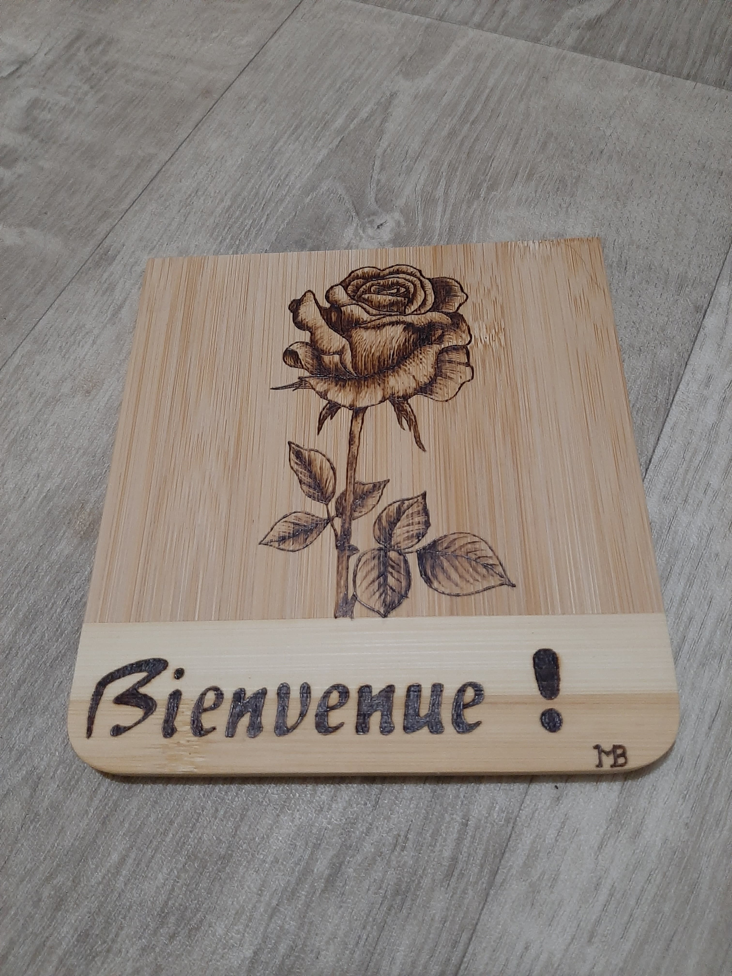 Sous plat "Bienvenue"
