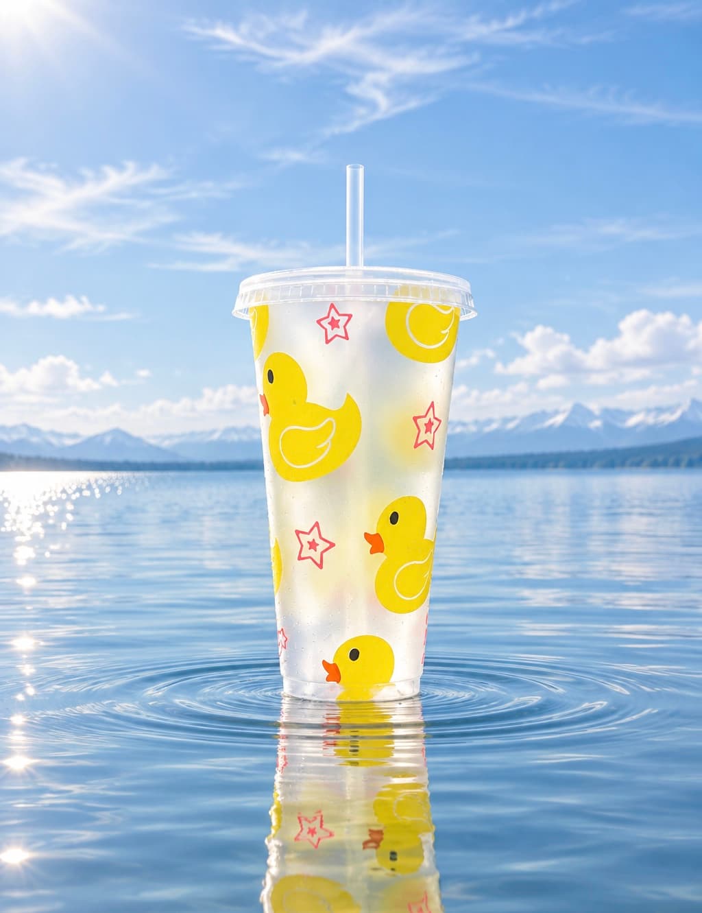 Verre en plastique 
