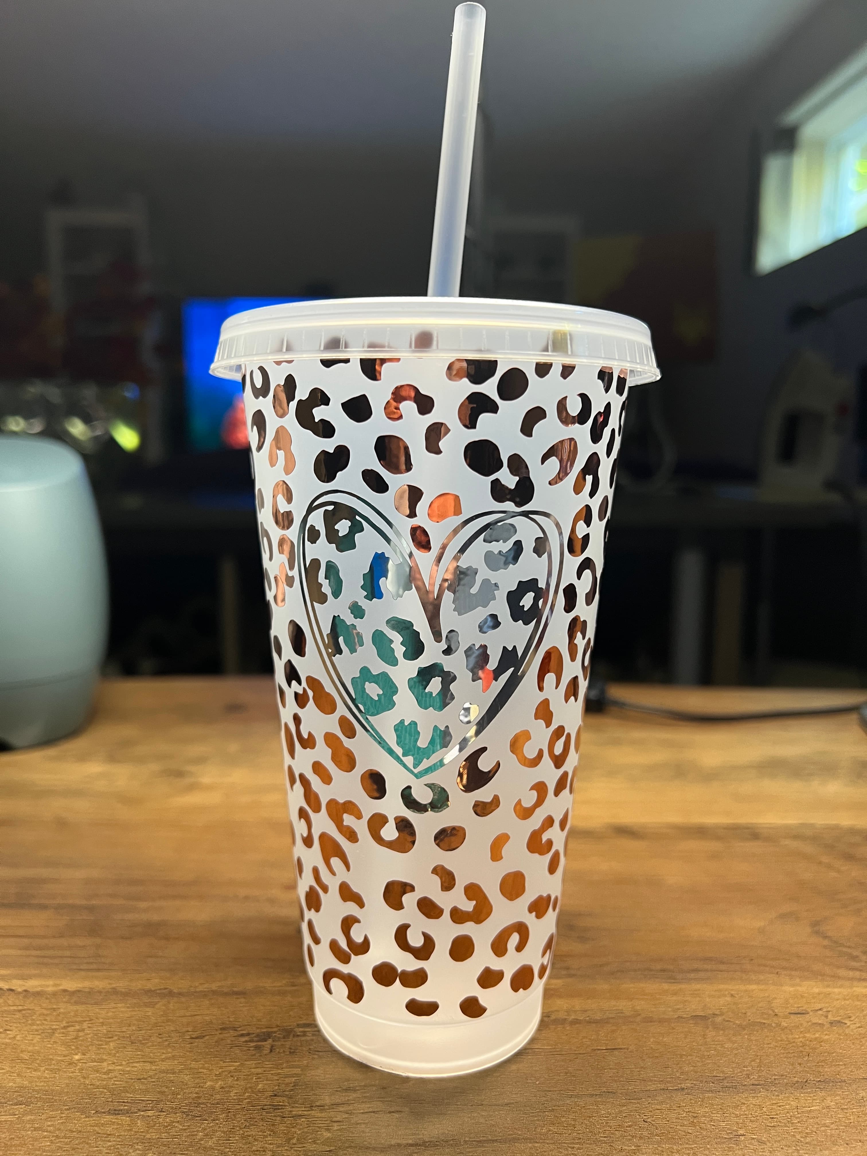 Verre en plastique 