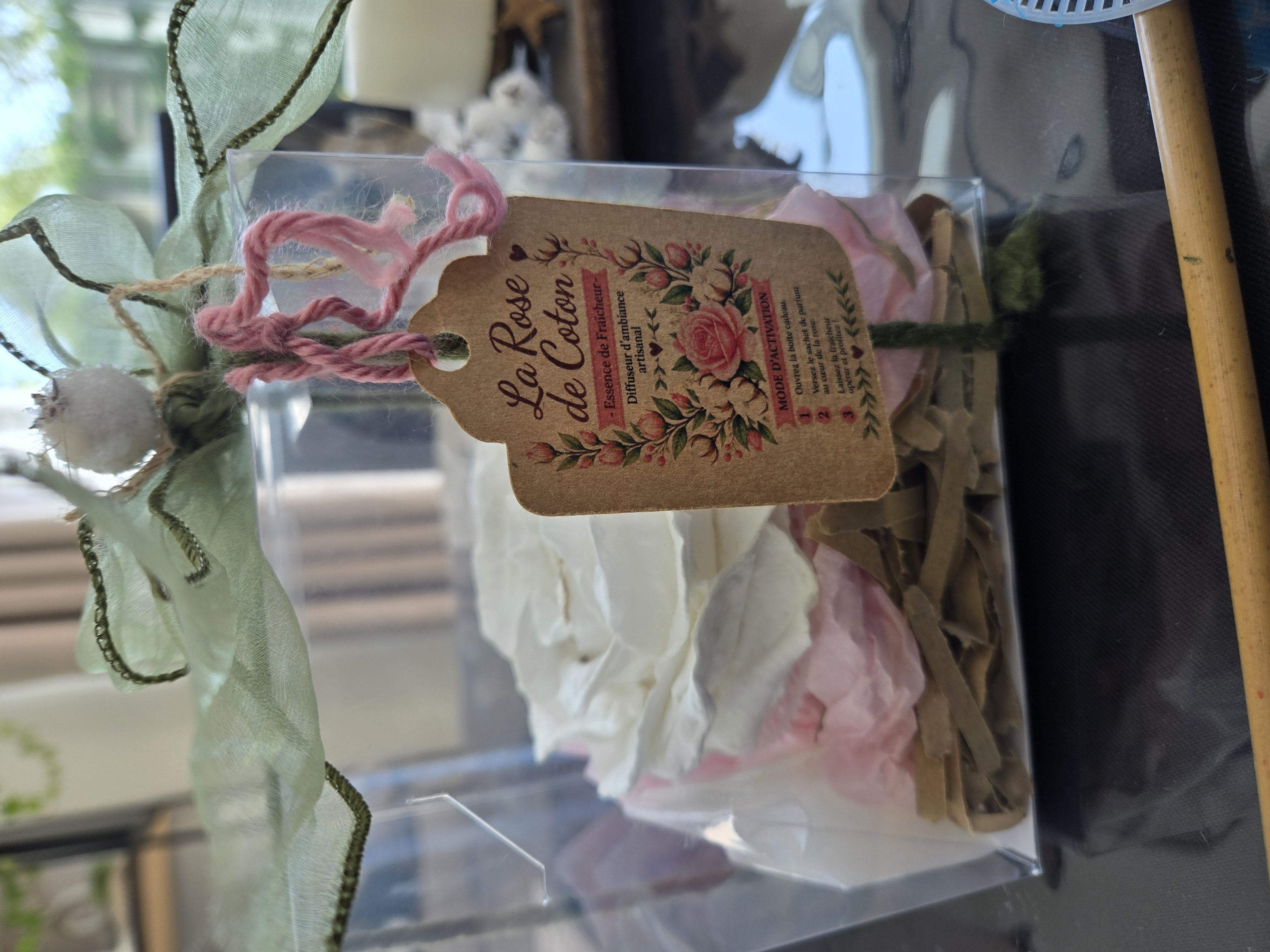 La rose coton et poutr'elle