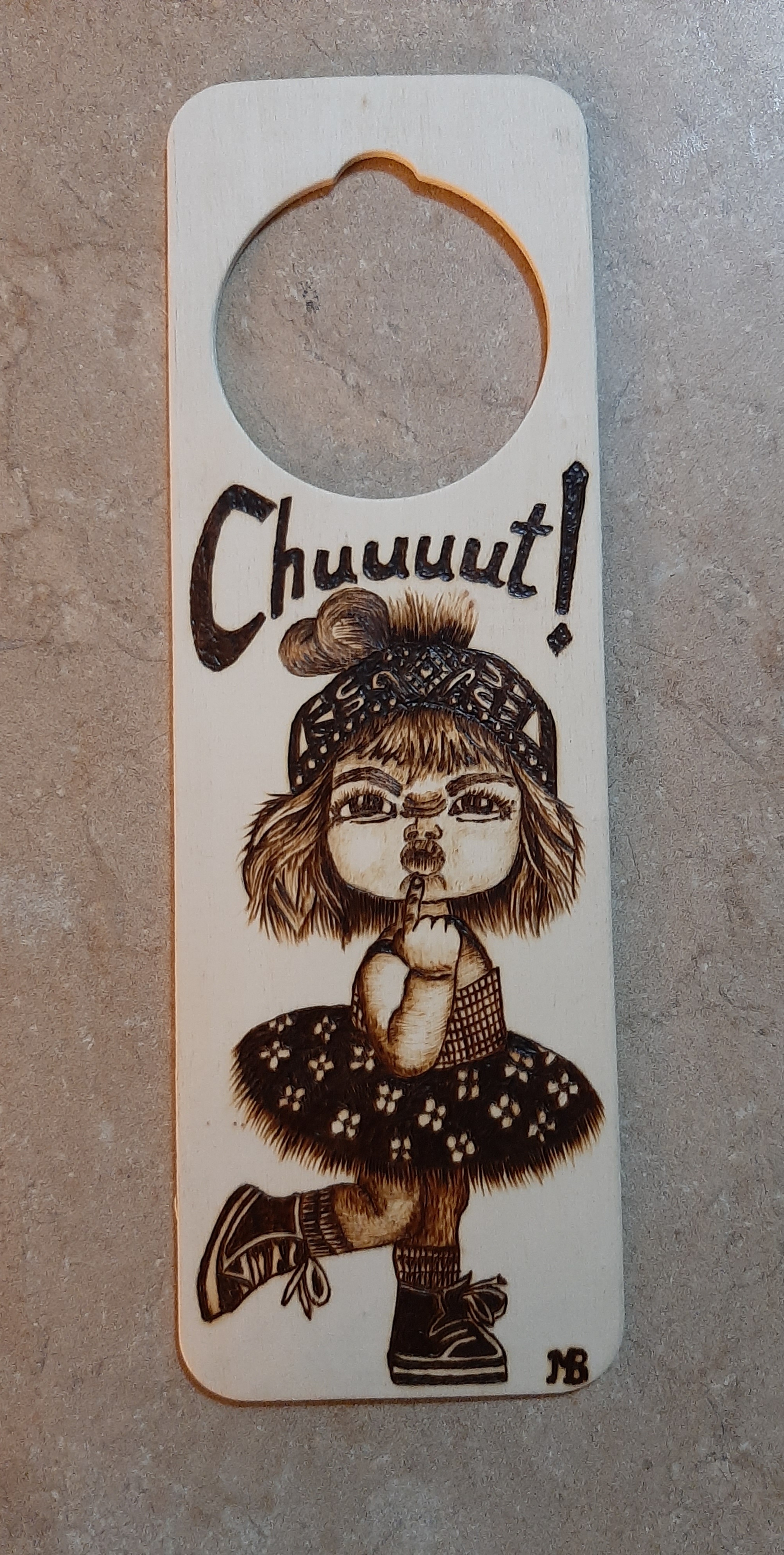 Accroche poignée de porte